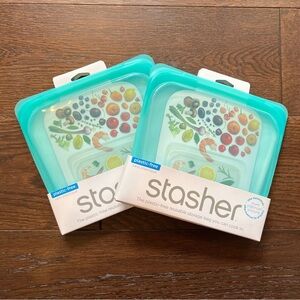 Stasher Sandwich Bags x2